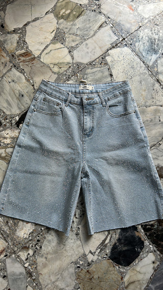 Shorts brillantinato